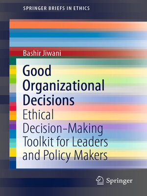 cover image of Good Organizational Decisions